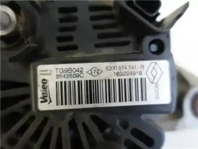 Peça sobressalente para automóvel em segunda mão alternador por renault clio iii 1.2 16v referências oem iam 8200654541b  