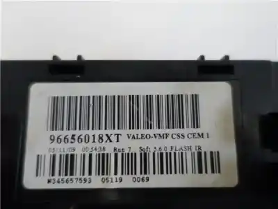 Second-hand car spare part windshiel wiper switch for citroen c4 picasso i monospace (ud_) 1.6 hdi oem iam references 96656018xt  