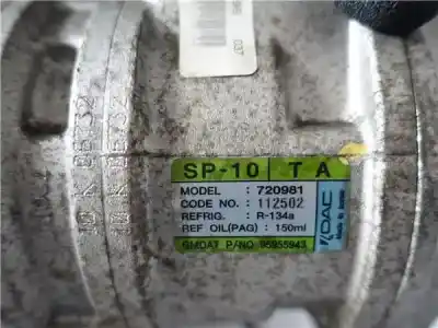 Second-hand car spare part air conditioning compressor for chevrolet aveo hatchback 1.2 ls oem iam references   720981