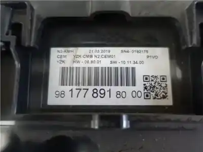 Peça sobressalente para automóvel em segunda mão quadrante por opel combo cargo (e) 1.6 16v cdti dpf referências oem iam 981778918000  