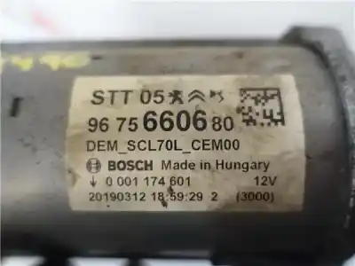 Second-hand car spare part starter motor for opel combo cargo (e) 1.6 16v cdti dpf oem iam references   0001174601