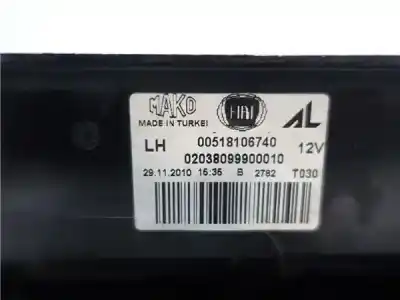 Автозапчасти б/у левый задний фонарь за fiat doblo cargo (263_) 1.3 d multijet ссылки oem iam   00518106740