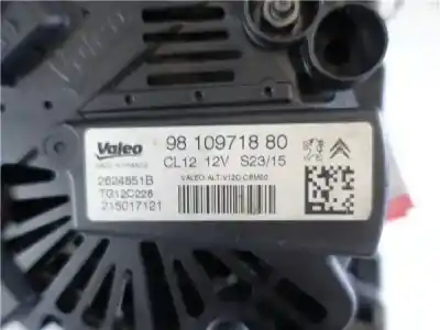 Second-hand car spare part alternator for citroen c4 cactus 1.2 thp 110 oem iam references 9810971880  
