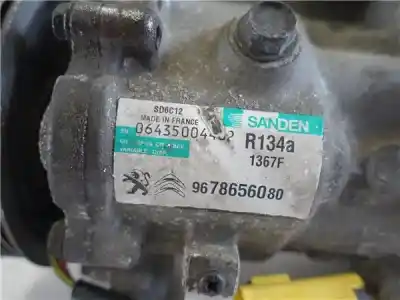 Second-hand car spare part air conditioning compressor for citroen berlingo multispace (b9) 1.6 hdi 90 4x4 oem iam references 9678686080  