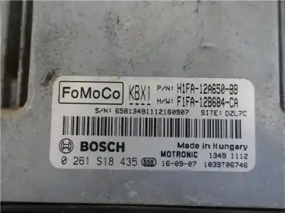 Second-hand car spare part ecu engine control for ford focus berlina (cew) 1.0 business oem iam references   0261s18435