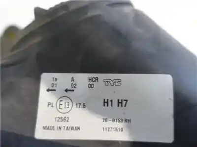 Second-hand car spare part right headlight for opel corsa d 1.3 cdti oem iam references 11271510  13392706