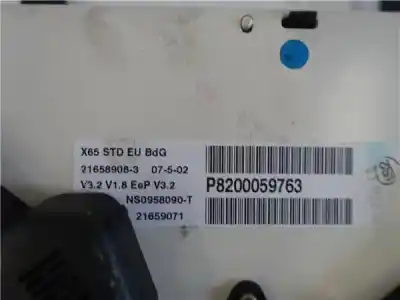 Автозапчастина б/у панель інструментів для renault clio ii fase i (b/cb0) 1.5 dci (b/cb08) посилання на oem iam p8200059763  