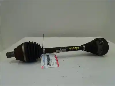 Peça sobressalente para automóvel em segunda mão transmissão dianteira esquerda por volkswagen touran (1t3) 1.6 tdi referências oem iam 1k0407271lb