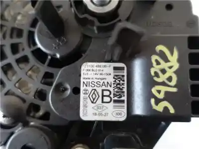Автозапчастина б/у генератор для nissan qashqai ii (j11e) 1.2 360 посилання на oem iam 23100 4be0b  