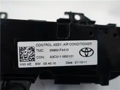 Автозапчастина б/у клімат-контроль для toyota c-hr (x10) híbrido hybrid active посилання на oem iam 55900-f4410  