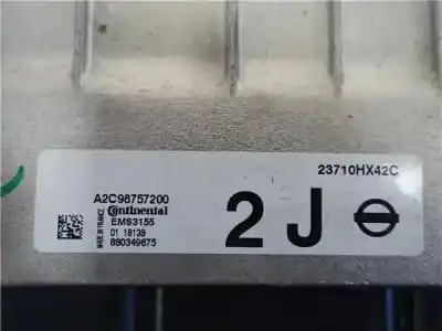 Автозапчастина б/у ебу контролер двигуна для nissan qashqai ii (j11e) 1.2 360 посилання на oem iam   a2c98757200