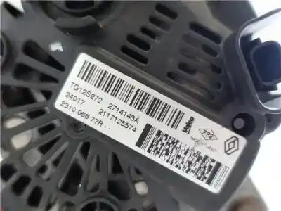 Автозапчастина б/у генератор для renault captur i (j5_, h5_) 1.2 tce 120 посилання на oem iam   tg12s272