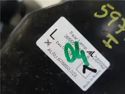 Автозапчасти б/у левый задний фонарь за renault captur i (j5_, h5_) 1.2 tce 120 ссылки oem iam 265557849r-b  