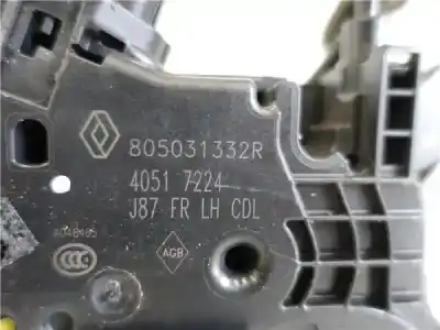 Автозапчасти б/у замок левой передней двери за renault captur i (j5_, h5_) 1.2 tce 120 ссылки oem iam 805031332r  