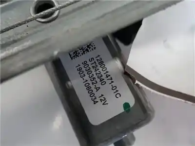 Second-hand car spare part rear right window regulator for renault captur i (j5_, h5_) 1.2 tce 120 oem iam references 128001471-01c  