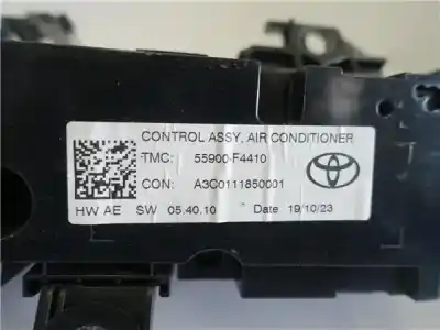 Автозапчастина б/у клімат-контроль для toyota c-hr (x10) híbrido hybrid active посилання на oem iam 55900-f4410  