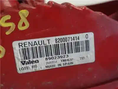 Автозапчастина б/у правий ліхтар для renault clio ii fase i (b/cb0) 1.5 dci (b/cb08) посилання на oem iam 8200071414  
