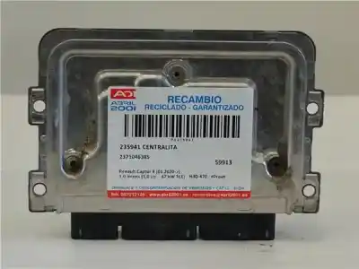 Pezzo di ricambio per auto di seconda mano CENTRALINA MOTORE per RENAULT CAPTUR II  Riferimenti OEM IAM 237104638S  