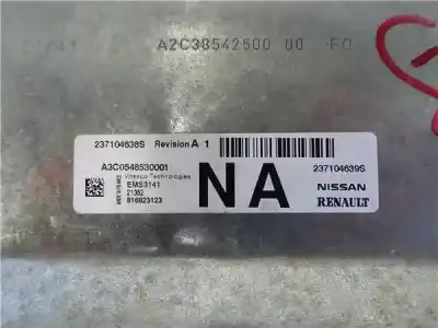 Second-hand car spare part ecu engine control for renault captur ii 1.0 oem iam references 237104638s  