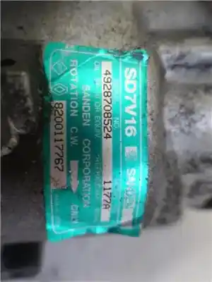 Second-hand car spare part air conditioning compressor for dacia logan (ls_) 1.6 (lsob lsod lsof lsoh) oem iam references 8200117767  
