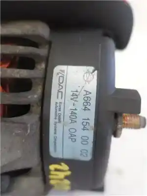 Автозапчастина б/у генератор для ssangyong kyron 2.0 200 xdi 2wd посилання на oem iam a6641540002  