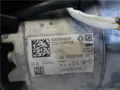 Peça sobressalente para automóvel em segunda mão compressor de ar condicionado a/a a/c por renault captur ii 1.0 referências oem iam 926004423r  