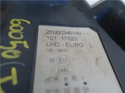 Автозапчастина б/у ліва фара для renault kangoo ii (f/kw0) 1.5 furgon compact comfort [1.5 ltr. - 63 kw dci diesel cat] посилання на oem iam 260603401r  