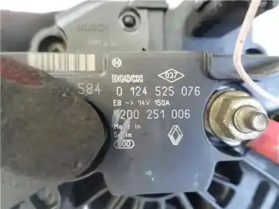 Автозапчастина б/у генератор для renault laguna ii (bg0/1_) 1.9 dci (bg1a. bg1w. bg0g) посилання на oem iam 0124525076  