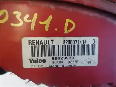 Автозапчастина б/у правий ліхтар для renault clio ii fase ii (b/cb0) 1.5 dci diesel 65 cv / 48 kw посилання на oem iam 8200071414  