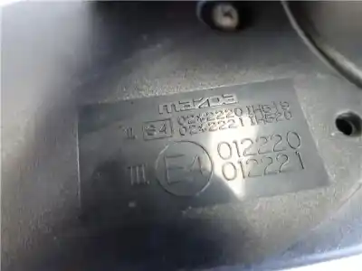 Peça sobressalente para automóvel em segunda mão espelho retrovisor direito por mazda 3 berlina (bk) 2.0 referências oem iam   