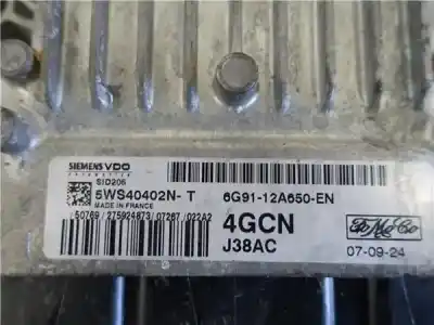Автозапчасти б/у блок управления двигателем за ford s-max (ca1) 2.0 tdci ссылки oem iam 5ws40402n-t  