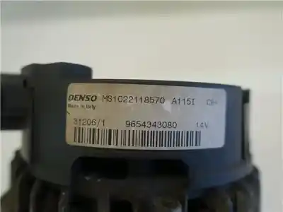 Автозапчастина б/у генератор для peugeot 207/207+ (wa_, wc_) 1.4 16v посилання на oem iam 9654343080   Автозапчастина б/у генератор для peugeot 207/207+ (wa_, wc_) 1.4 16v посилання на oem iam 9654343080