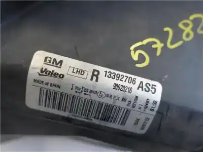 Pezzo di ricambio per auto di seconda mano faro anteriore destro per opel corsa d 1.2 cat (a 12 xer / ldc) riferimenti oem iam 13392706  