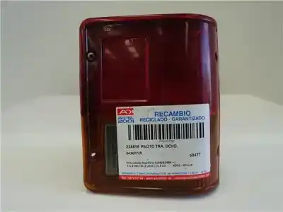 Pezzo di ricambio per auto di seconda mano LUCI POSTERIORI DESTRA per MITSUBISHI MONTERO (L040) 2.5 Turbodiesel Riferimenti OEM IAM 0436772R  