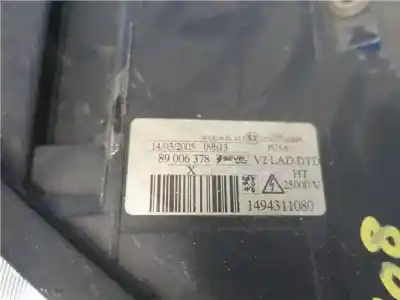 Автозапчасти б/у правая фара за peugeot 807 (eb_) 2.2 hdi ссылки oem iam 89006378  