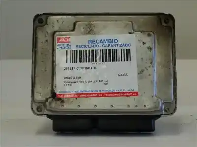 Автозапчасти б/у блок управления двигателем за VOLKSWAGEN POLO (9N1) 1.9 TDI ссылки OEM IAM   0281011819