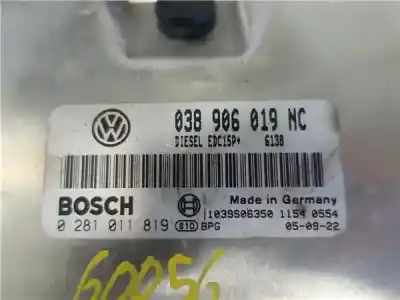 Автозапчасти б/у блок управления двигателем за volkswagen polo (9n1) 1.9 tdi ссылки oem iam   0281011819