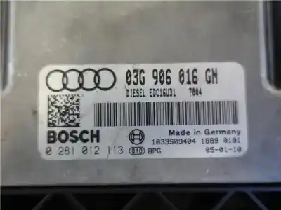 Second-hand car spare part ecu engine control for audi a4 berlina (8e) 2.0 tdi 16v (103kw) oem iam references   0281012113