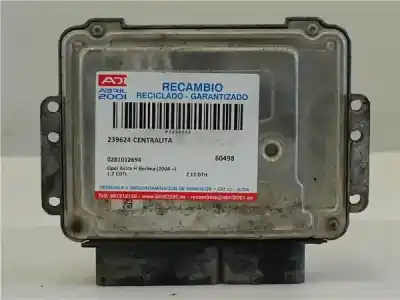 Pièce détachée automobile d'occasion CALCULATEUR MOTEUR ECU pour OPEL ASTRA H BERLINA (2004->) 1.7 CDTI Références OEM IAM   