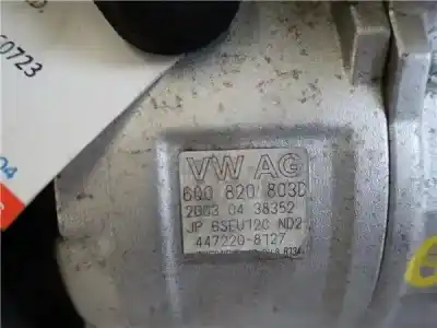 Second-hand car spare part air conditioning compressor for volkswagen polo (9n1) 1.9 tdi oem iam references 6q0820803d  