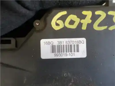 Автозапчасти б/у замок передней правой двери за volkswagen polo (9n1) 1.9 tdi ссылки oem iam 3b1837016bq  