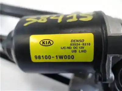 Second-hand car spare part front windshield wiper motor for kia rio (ub) 1.2 basic oem iam references 98100-1w000  