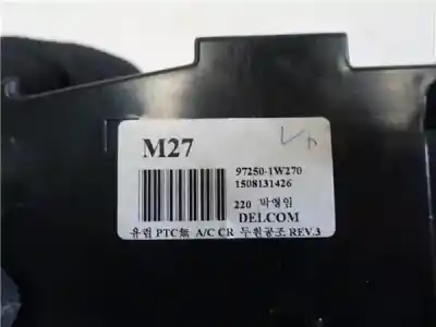 Peça sobressalente para automóvel em segunda mão comando de sofagem (chauffage / ar condicionado) por kia rio (ub) 1.2 basic referências oem iam 97250-1wxxx  