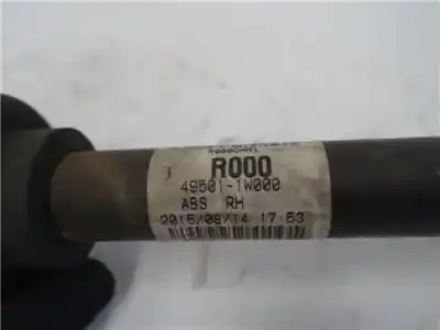 Second-hand car spare part front right transmission for kia rio (ub) 1.2 basic oem iam references   49501-1w000