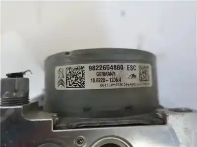 Peça sobressalente para automóvel em segunda mão abs por citroen c-elysee (dd_) 1.5 bluehdi 100 referências oem iam 9822654880  