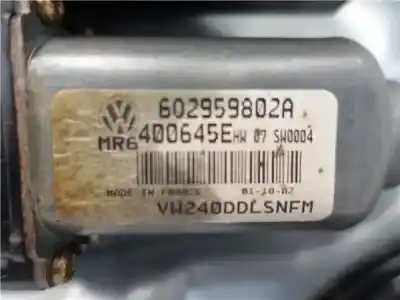 Автозапчасти б/у регулятор стекла переднего левого за volkswagen polo (9n1) 1.9 sdi ссылки oem iam   400645e