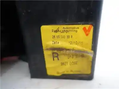 Second-hand car spare part right tailgate light for dacia duster (hs_) 1.5 dci (hsaj) oem iam references 265500033r  