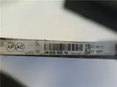 Second-hand car spare part heating / air conditioning radiator for citroen c3 1.6 feel oem iam references 9683562980  