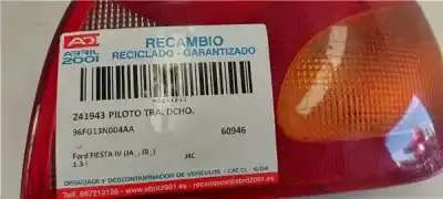 Pezzo di ricambio per auto di seconda mano LUCI POSTERIORI DESTRA per FORD FIESTA IV (JA_, JB_) 1.3 I Riferimenti OEM IAM 96FG13N004AA  