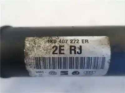 Tweedehands auto-onderdeel transmissie rechts voor voor volkswagen passat berlina (3c2) 2.0 tdi 16v oem iam-referenties 1k0407272  